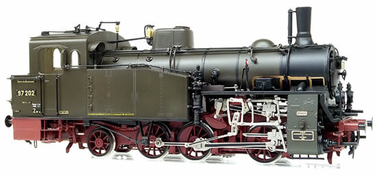 Micro Metakit 11212HL - German Steam locomotive Class BR 97.2 with functional Rack & Pinion Drive